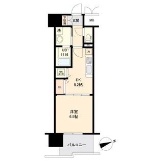 ブリリアンクラス榴岡【2階】の間取り