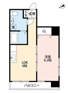 アーバン・ビルドI【2階】の間取り