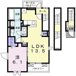 セドナ【3階】の間取り