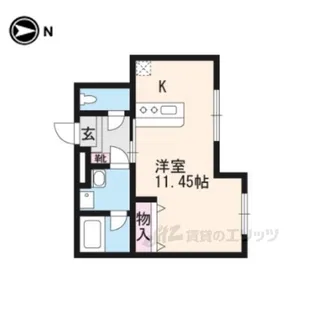メゾン・ド・ラ・ローズ【1階】の間取り