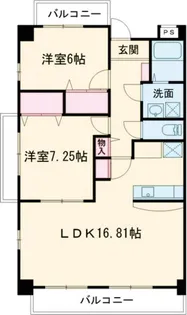 グランドガーデン・テラスきたやま【4階】の間取り
