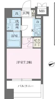 パシフィックレジデンス芝一丁目【3階】の間取り