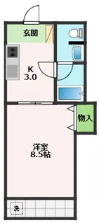 ウィンビル【3階】の間取り