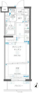 ZOOM蒲田EAST【3階】の間取り