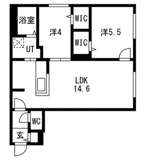 ブランシャールAS北16条N【1階】の間取り