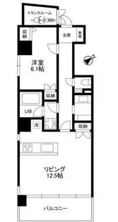 COCOSPACE麻布十番【7階】の間取り