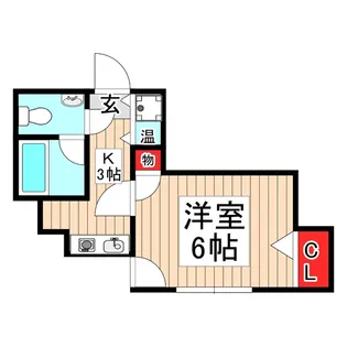 みずほ館12【3階】の間取り