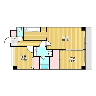 グランフォルク豊中【2階】の間取り