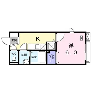 レスポワール山王【2階】の間取り