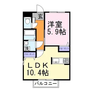 プリステラ【2階】の間取り