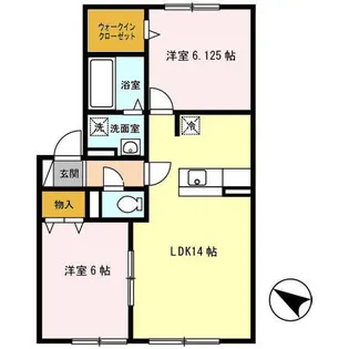 Maison de meme 1号館【1階】の間取り