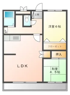 パークマンション西京【3階】の間取り