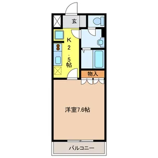 ハイツジュピター【2階】の間取り