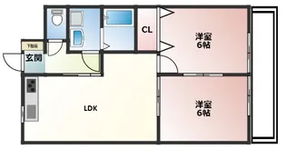 ジュネス青山【3階】の間取り