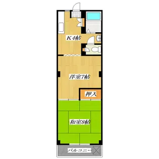 メゾン東小岩II【3階】の間取り