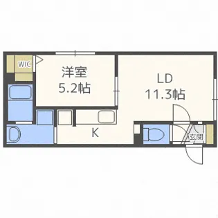 グランメールフロレゾン【3階】の間取り