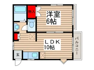 コーポヒロ【2階】の間取り