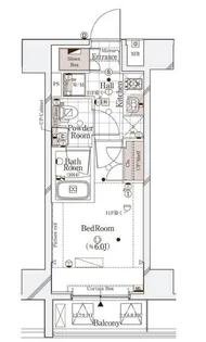 ガリシア御殿山【11階】の間取り
