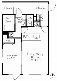 BEEVALLEY YOYOGIUEHARA【1階】の間取り