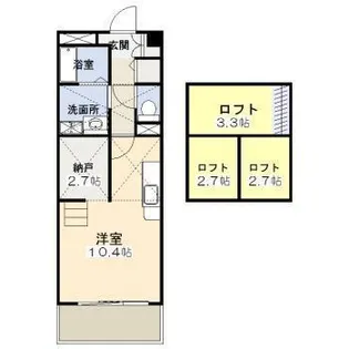 アルテマイスターアゴラ【6階】の間取り