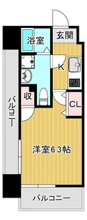 ドゥエリング千林【5階】の間取り