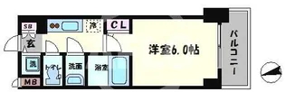 S-RESIDENCE南堀江【13階】の間取り