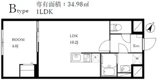 aLATO NAKAI【3階】の間取り