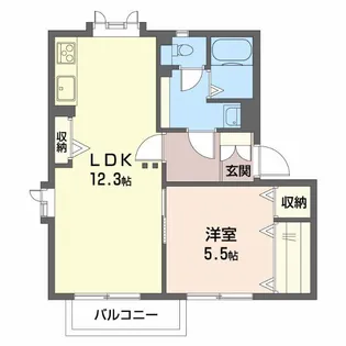 ディアスヤマーニ A棟【1階】の間取り