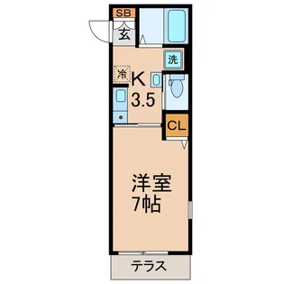 Tee Shot【1階】の間取り