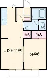 グリーンハイツF.M【2階】の間取り