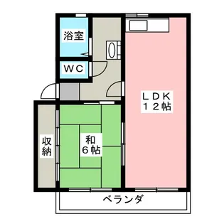 ベルシェトワ一社【2階】の間取り