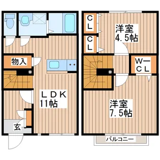 COMODO上杉東の間取り