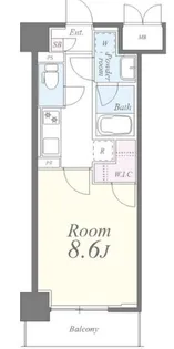 グランドコスモス【6階】の間取り