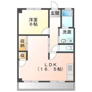 ラフィーネカニエ【4階】の間取り