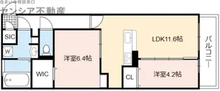 リオ放出【1階】の間取り