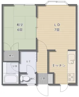 コーポ光【2階】の間取り