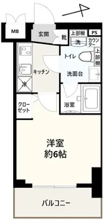XEBEC平和島【9階】の間取り