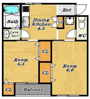 ReFINE西九条【3階】の間取り