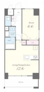 ウェルデンス八王子【1階】の間取り