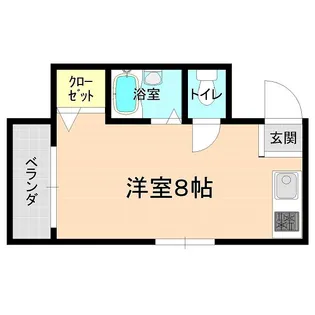 メゾンイングス【6階】の間取り