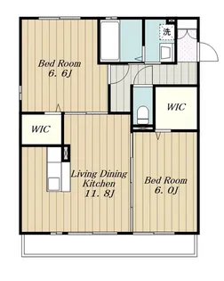 グランソーレII【2階】の間取り