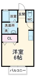 メゾンボザールII【2階】の間取り