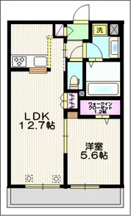 Belle cascade Akabane【3階】の間取り