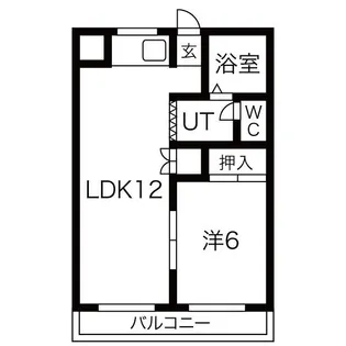 フラットイン【4階】の間取り