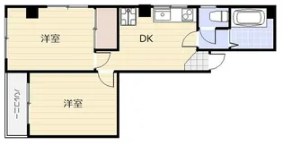 ランドフォレスト浅草千束【4階】の間取り