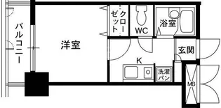 プリーマ赤坂【7階】の間取り