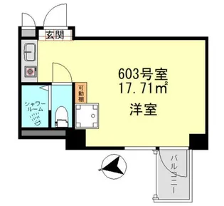 イースタンクロスアキバ【6階】の間取り