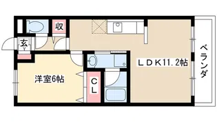 マ・メゾン清寿【1階】の間取り