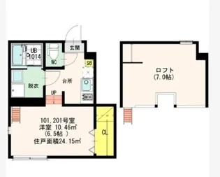 ソワイユ ガーデン【1階】の間取り