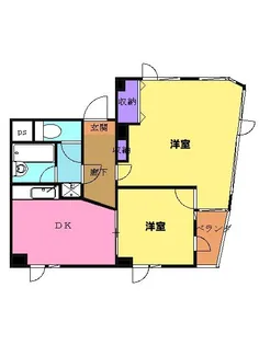サンケイビルディング矢川【4階】の間取り